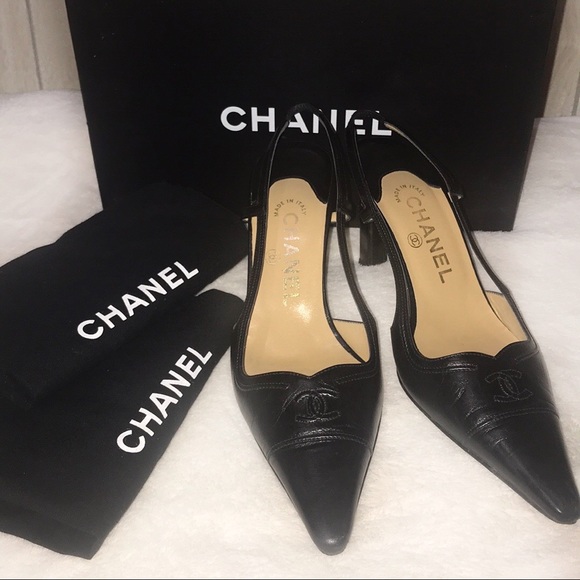 chanel slingback 37